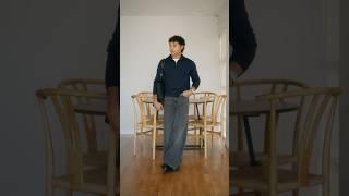 Styling a quarter zip‍ #grwm #fashion #outfitideas #simpleoutfit #mensfashion