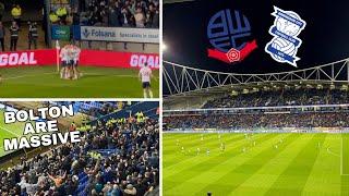 BOLTON BEAT TOP OF THE LEAGUE BLUES IN ONE OF THE BIGGEST GAMES OF THE SEASON |Bolton 3-1 Birmingham