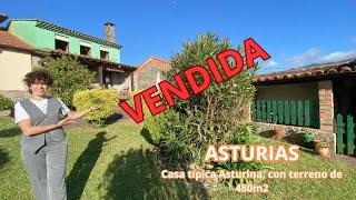 VENDIDA!!! CASA TÍPICA ASTURIANA  EN VENTA EN COLUNGA, ASTURIAS, CON JARDIN DE 480M2  *329.000€* 