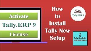 Tally.ERP9 New Installation & Activation | How to activate Tally.ER9 License