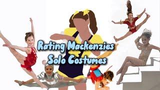 Rating Mackenzies Solo costumes (only on show)