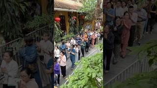 Ngày cuối chiêm bái Xá Lợi Phật tại chùa Quán Sứ - Diệu Pháp Khai Tâm #shorts