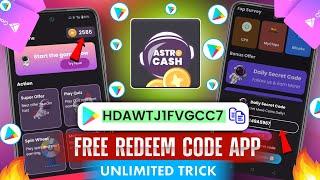 Astro Cash App | Free Redeem Code |Google Play Redeem Code | Astro Cash App Secret Code |Redeem Code