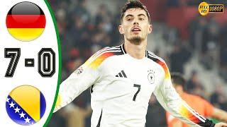 Germany vs Bosnia and Herzegovina 7-0 Highlights & All Goals 2024 HD