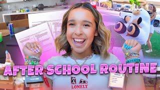 Senior Year After School + Night Routine (as an influencer, student, and teenager)#grwm#school