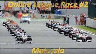 F1 2012 Online League S1E2: GP of Malaysia - Just keep your head down and concentrate...! [60HD]