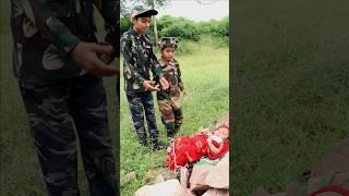 Anaath Bacha  को बचाया  Salute to Indian  Army Motivational video #shorts #army #baby #viral