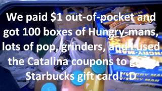 EXTREME COUPONING 100 FREE Boxes of Frozen Dinners & $50 in FREE groceries and Gift Card at QFC [HD]