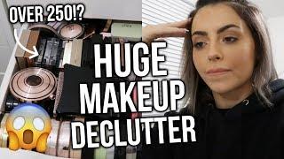 DECLUTTERING MY ENTIRE MAKEUP COLLECTION! (+ BEAUTY ROOM TOUR!) PART 1
