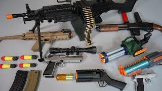 ZomBie Survival Toy Guns - Airsoft Gun - M249 machine gun - grenade launcher - Toy Gun collection