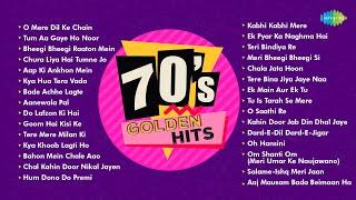 70s Golden Hits | Non Stop Hindi Songs | O Mere Dil Ke Chain | Tum Aa Gaye Ho | Bheegi Bheegi