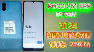 POCO C51 FRP BYPASS WITHOUT PC 2024