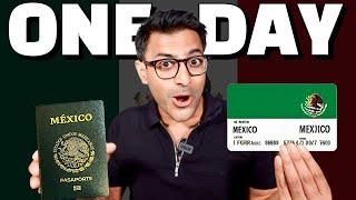 How To Get The Mexican Residency Card in ONE Day | Pathway To America's Strongest Citizenship