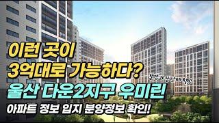 울산 다운2지구 우미린 더 시그니처 분양가 상한제 적용! 입지환경 분양가격 공급규모 커뮤니티 / 울산아파트분양