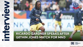 RICARDO GARDNER | Former Wanderers defender after Gethin Jones Match for MND