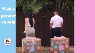 TWINS BABY GENDER REVEAL  / CUTE ANNOUNCEMENT IDEAS 2017 [reupload]