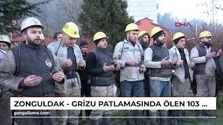 Zonguldak - Grizu patlamasında ölen 103 madenci, 42'nci yılda dualarla anıldı /Video eklendi