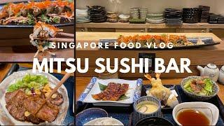 Singapore Food Tour: Mitsu Sushi Bar Japanese Restaurant   Sushi rolls, Japanese dinner sets