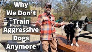 Why We Don't Train Aggressive Dogs Anymore - Apprentice Training Session Excerpt