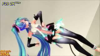 2K 60Fps MMD Bad apple!! v.11 sub. español