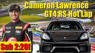 Unleashing Speed: GT4 RS Hot Lap with Pro Driver Cameron Lawrence