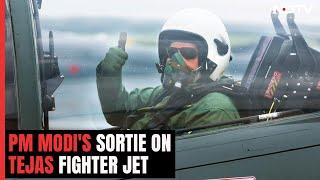 PM Modi Takes Sortie On Light Combat Tejas Fighter Jet In Bengaluru