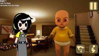  menjaga baby Iblis|game horror the baby in yellow