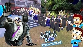 Ice Scream 8 Outwitt Mod | Shiva and Kanzo Gameplay