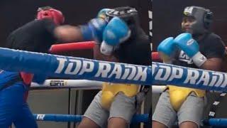 (LEAK) Shakur Stevenson gets CAUGHT in Sparring by Massive Captain HOOK Jr