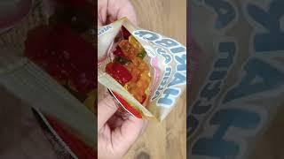 Haribo gummy bears filling platter #asmr