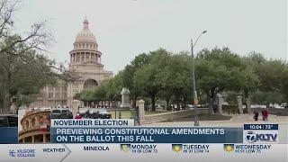 East Texas professor previews constitutional amendments on November ballot