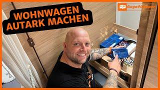 Wohnwagen einfach autark machen mit Ladebooster & Moverbatterie - Autark-Paket nachrüsten