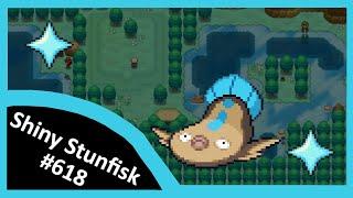 (Live) Shiny Stunfisk after 13,068 Random Encounters! Unova Shiny Living Dex #618