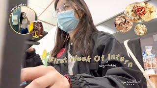 First week of intern vlog | Food Science Student, Food Product Development Intern