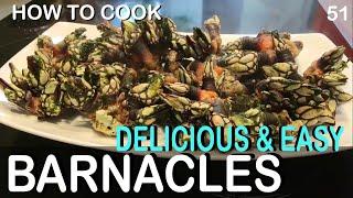 how to cook BARNACLES delicious and easy | 51. typical spanish food  | percebes