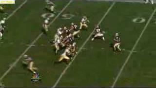 Ga Tech Morgan Burnett sacks Notre Dame qb Evan Sharpley