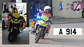 *new bike* HKFSD Sheung Shui Ambulance Depot Paramedic Bike Turnout | 上水救護站去全新急救醫療電單車A914