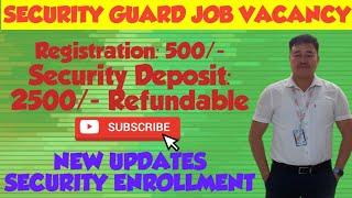 New Updates Security Enrolment II Security Guard Job Vacancy 2025 II @Saratsingha2024