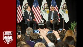 President Obama returns to University of Chicago Law School