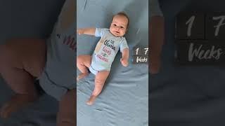 0 - 20 WEEKS CUTE BABY TRANSFORMATION: First Weeks Of Life, Week By Week Baby Growth Video Short