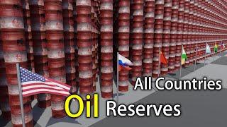 Countries by Oil Reserves 2023 (60FPS)   #SimpleData #Comparison