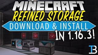 How To Download & Install Refined Storage in Minecraft 1.16.3