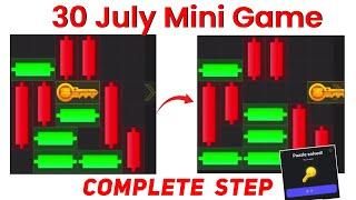 Hamster kombat mini game today | 30 July hamster kombat mini game | Mini game hamster kombat