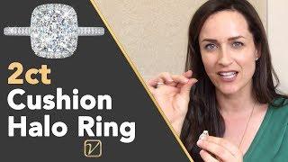 2 Carat Cushion Halo Ring | Make It Sparkle More Than Other Cushion Cut Engagement Rings