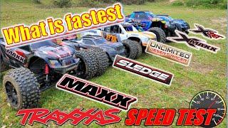 What Traxxas car is fastest - We tested the top speed on all trucks