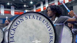 THEE MERGE | Freshmen vs. Upperclassmen Percussion | Jackson State University WT 2023 