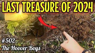 Last AMAZING Treasure FOUND Metal Detecting in 2024!