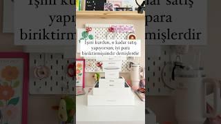 Küçük işletme günlükleri #keşfet #trendingreels #shortvideo #short #küçükişletme #etsy #homeoffice