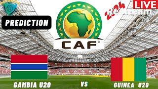 Gambia vs Guinea Live Stream CAF U20 Africa Nations Cup 2025 Qualifiers 3RD Place Play-off