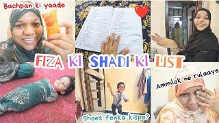 Fiza ki shadi ki list ready horahi hai️ Itne sare card print karne honge|Ammi lok ne muje rulaye